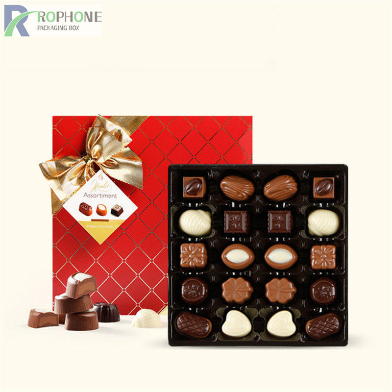 embalagem de caixa de presente de trufas